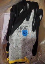 10 Pair of Magid D-ROC GPD700 Work Gloves Size 9 Nitrix Palm Coated ANSI CUT A2