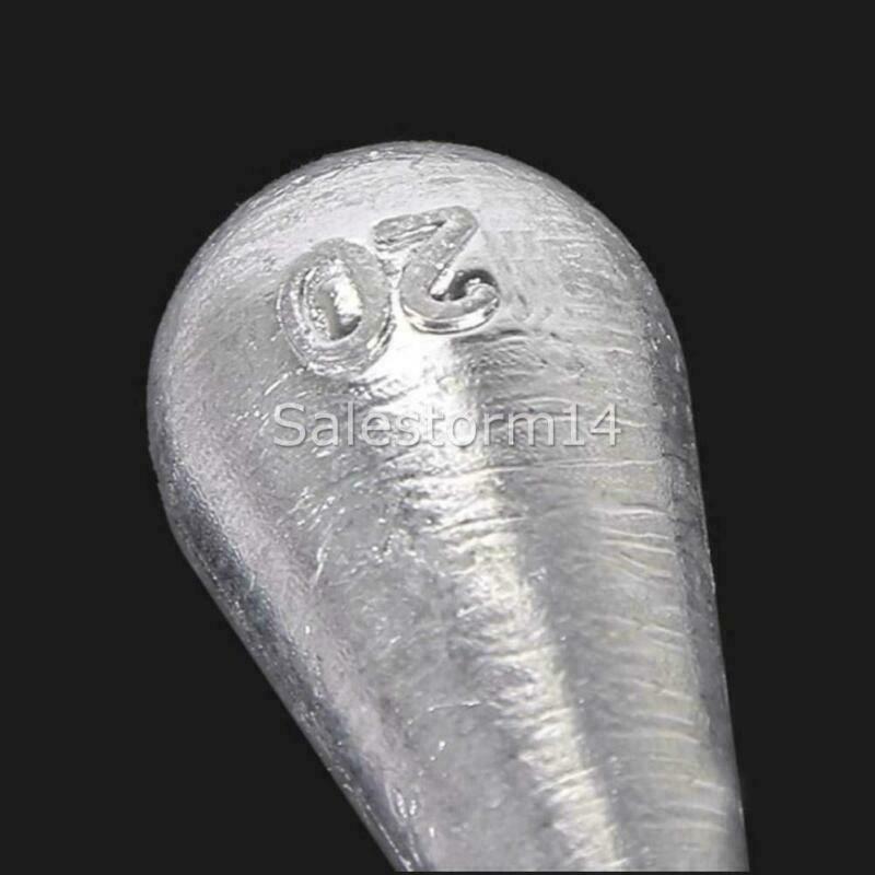 75x/set Snapper Fishing Sinkers Bulk 5 Sizes 1/2OZ 3/4OZ 1OZ 3/2OZ 2OZ