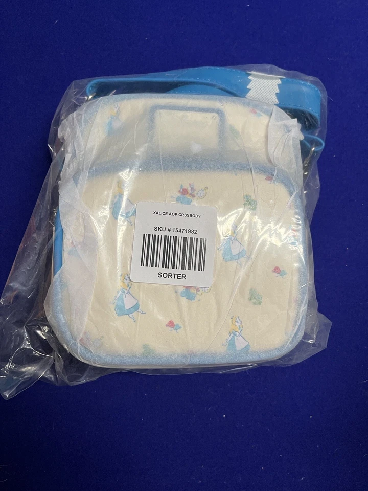 Loungefly Disney Alice In Wonderland Crossbody Alice And White Rabbit Bag - Image 2 of 4