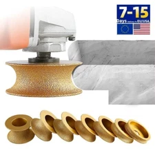 Vacuum Brazed Diamond Full Bullnose Edge Profile Grinding Disc Wheel Tool