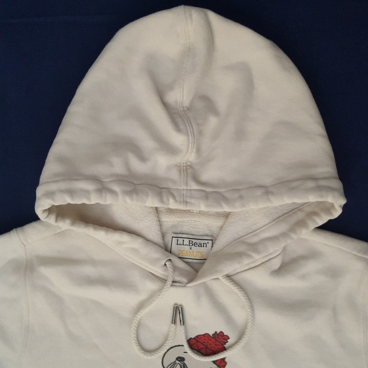 LL Bean x Peanuts Lumberjack Snoopy MAINE-AH Ivory Women's XS
