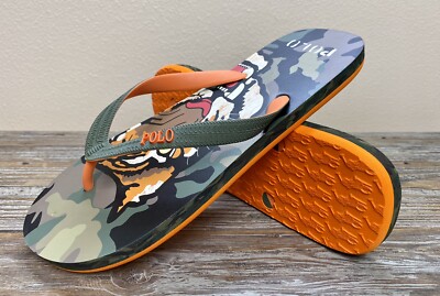 Polo Ralph Lauren Whittlebury II Tiger Camo Print Flip Flop  display picture 2