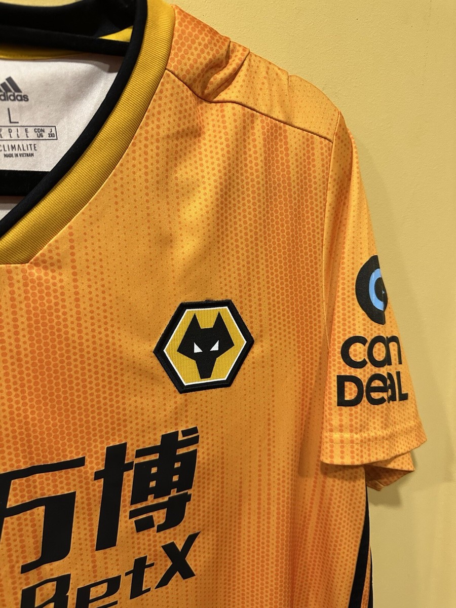 WOLVERHAMPTON WANDERERS ADIDAS AWAY FOOTBALL SHIRT WOLVES - 2019