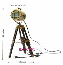 Vintage Desk lamp Table lamp Corner Spot Light Theater Floor Search light Tripod