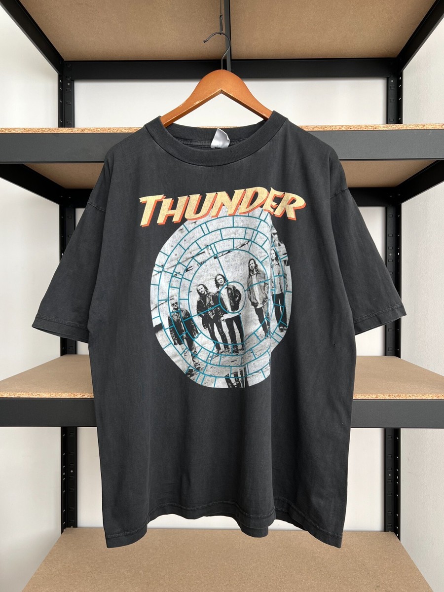 Vintage 1994 Thunder Hard Rock Band Tour 94/95 Black T-shirt Sz XL