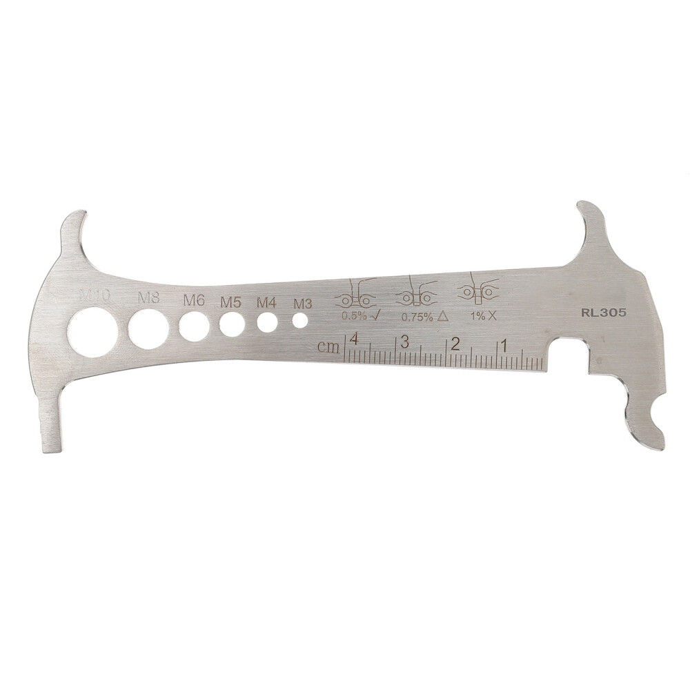 Bike Chain Wear Indicator Gauge Tool for Accurate Measurement