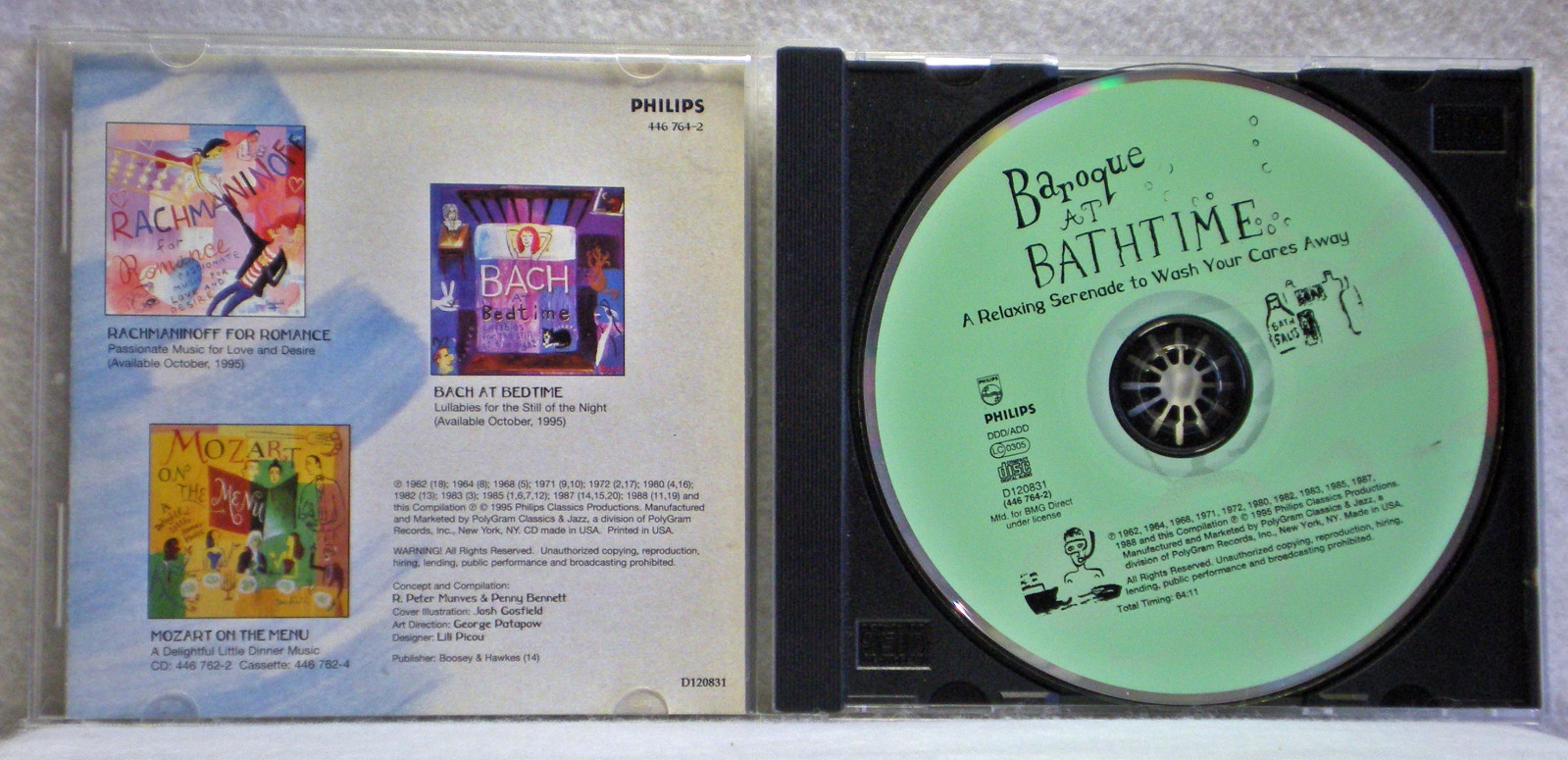 Baroque at Bathtime (CD, Aug1995, Philips) eBay
