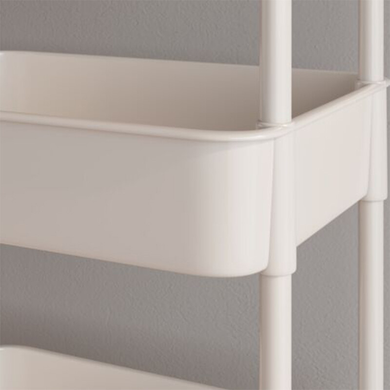 4 Tier Kitchen Bathroom Trolley Cart Steel Storage Rack Shelf Organizer