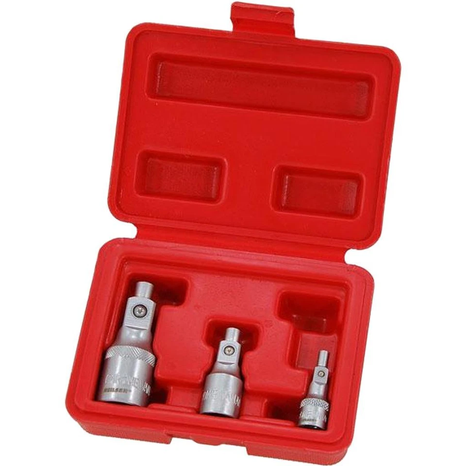 Neilsen 3pc Magnetic Socket Converter Reducer Adapter Set 1/4" 1/2" 3/8" - Image 2 of 4