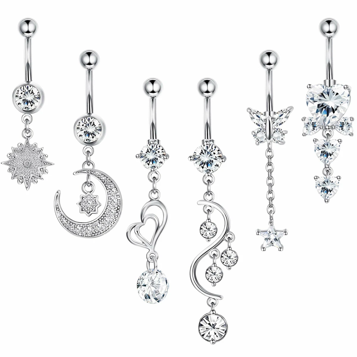 Body jewelry for cheap sensitive skin