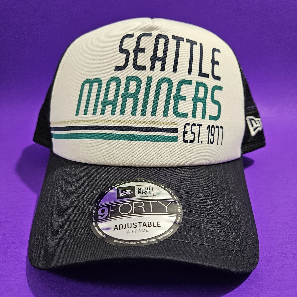 NEW Mens New Era 9FORTY Seattle Mariners Snapback Adjustable