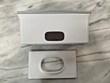 Ubbi Baby Wipes Dispenser Case Holder Gray/White Weighted One at a Time Non-Skid