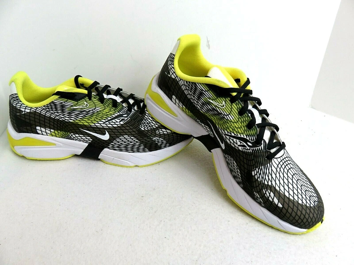 NIKE Ghoswift Sneakers BQ5108 100 Black and Yellow Size 10.5