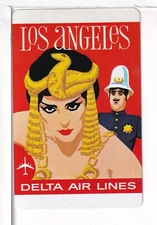 Single Airline Playing Card "Delta Airlines, DAL301G" Chan/Mertens #, Stand