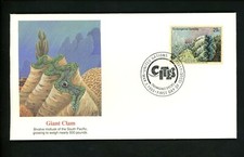 Postal History UN FDC NY #622 Endangered Species Animals Giant Clam 1993