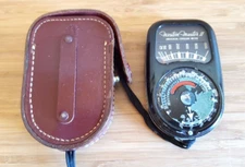 VTG Weston Master II Universal Exposure Meter, Model 735 w/ Leather Case
