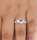 Iolite Gemstone 925 Sterling Silver Jewelry Handmade September Birthstone Ring