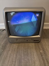 Sylvania Player Retro Gaming 13" CRT TV/DVD 6513DG WORKS scratch Check Photos