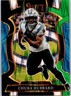 2025 Panini Select Black and Green Prizm Shock #43 Chuba Hubbard Panthers