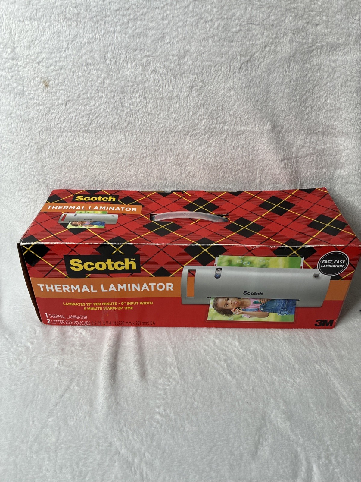 Scotch Thermal Laminator 13" TL1302VP - Includes 20 Pouches - Brand New Open Box