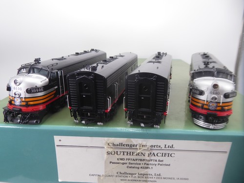 HO BRASS CHALLENGER IMPORTS #2285.1 SOUTH PACIFIC FB7A/F7B/F7B/F7A, CASI COMO NUEVO | Condition: Used