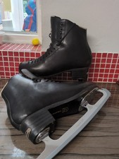 Jackson Freestyle schwarz Schlittschuhe Eiskunstlauf Schlittschuhe Jackson 11M UK 10 wenige Kratzer