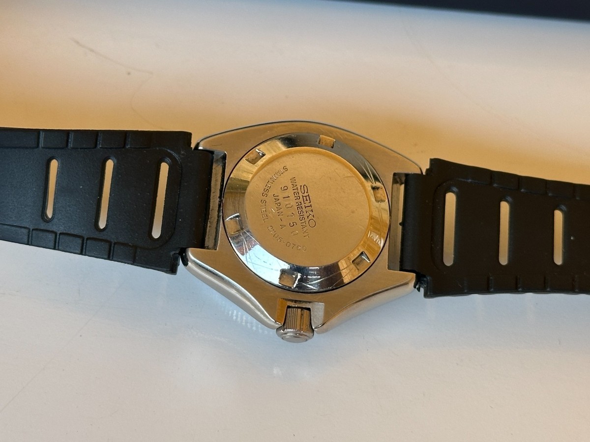 1970's Vintage Seiko Mini Apocalypse Orange Diver 2205-0760