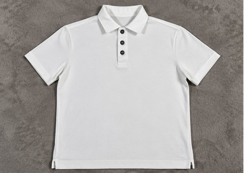 Canali, Canali 1934 Polo Shirt Mens M White 100% Cotton Short Sleeve Made in Italy VTG
