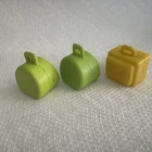 Vintage Fisher-Price Little People #996 Airport Luggage Suitcases Yellow Green
