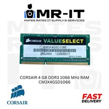 CORSAIR 4 GB DDR3 1066 MHz RAM CM3X4GSD1066