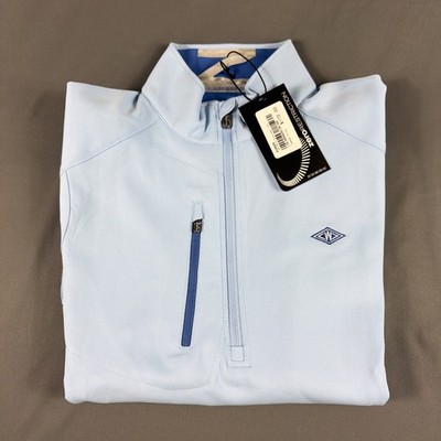 Zero Restriction Golf Pullover Z500 Chest Logo 1/4 Zip Medium Skyway MSRP $145