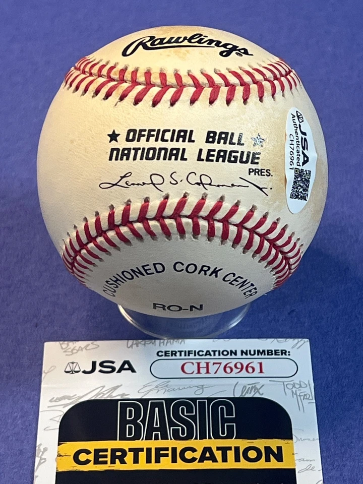 Johnny Podres Signed ONL Ball Baseball Brooklyn Dodgers JSA COA CH76961 - Image 3 of 4