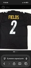 Pittsburgh Steelers Fields Signed Football Jersey Original Black Number 2