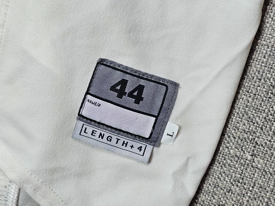 Camiseta de fútbol americano Clemson Tigers para hombre 44 L blanca usada en juegos emitida por el equipo Nike #98 Foto 4 de 4