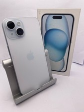 iPhone 15 128 Go - Bleu + boîte d'origine