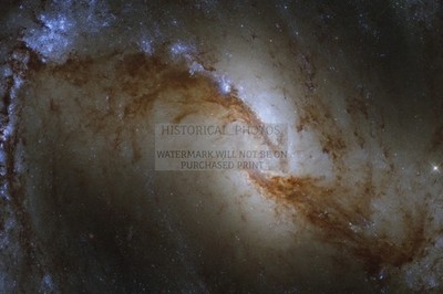 GREAT BARRED SPIRAL NGC 1365 IN FORNAX 2020 HUBBLE VIEW 4X6 POSTCARD PHOTO