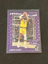 2022-23 Panini Donruss Basketball LeBron James Production Line #1 - LA Lakers