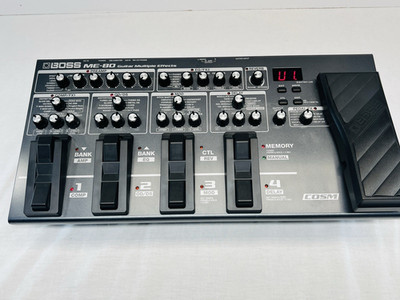 Boss ME-80 Guitar Multi-Effects Pedal Tested Super Clean