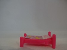 Accessori per casa delle bambole / lettino rosa