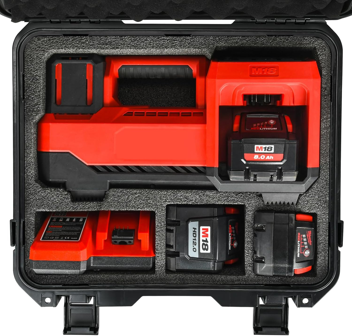 Waterproof Hard Case Compatible With Milwaukee M18 Inflator 2848-