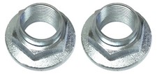 2 Cru Rear Axle Hub Peen Crown Nut 20mmx1.50 For Yamaha 03-08 Grizzly 660 Yfm660