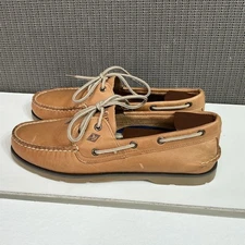 Sperry Top Sider Loafer Sahara Men's Size 10M Brown Leather Lace Up Breathable