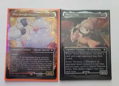 TATARU TARU & MOG MOOGLE WARRIOR NM track foil Chocobo Bundle mtg