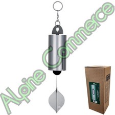  1-Pack Woodstock Bell Heroic Windbell Chime Harbor Gray 24" High Medium HWMY