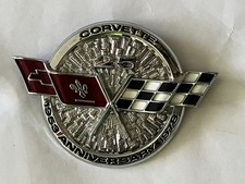 1978 Corvette Rear Gas Door Emblem - Gm Oem New