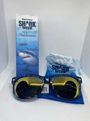 2020 Knockaround Discovery Shark Week Limited Edition Fort Knocks Sunglasses