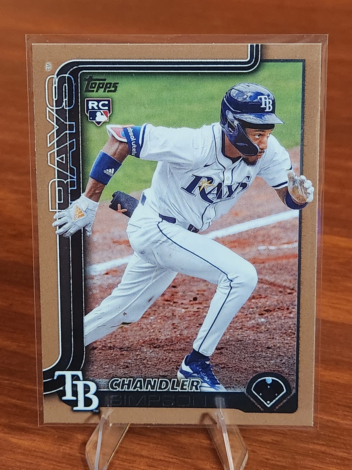 2025 Topps Update CHANDLER SIMPSON RC #/2025 GOLD Tampa Bay Rays Rookie US277