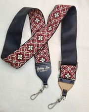 Vintage Bobby Lee Hippie ACE Style Woven Guitar Strap Made in USA