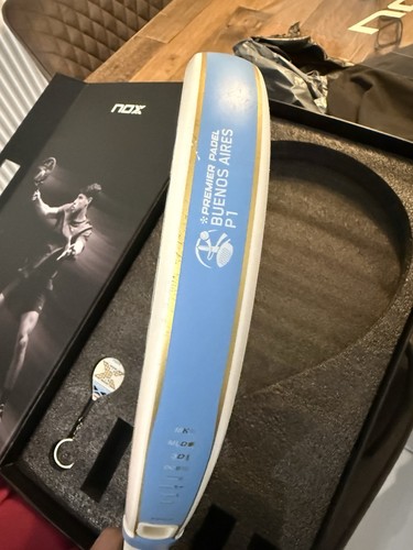 Nox AT 10 18K LTD Edition Buenos Aires Argentina Limited Edition Padel Racket - Afbeelding 11 van 15