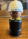 Vintage Fisher Price Little People Rare HTF Black Indian